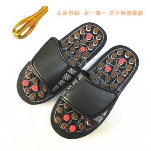 마사지 양생보 신서유기지압슬리퍼 자갈발바닥 실내지압슬리퍼 남여 지압판 여여름 펀칭 케어