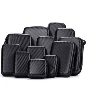 물병파우치 보관 케이스 지퍼 운반 주머니 가방 휴대용 여러 이어폰 패키지 지퍼 가방 케이블 코드 여행용 보관함