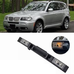 BMW E83 X3 2004-2010 용 키 버튼이있는 투어링 부츠 트렁크 리드 후면 핸들 자동차 뒷문 스위치 어셈블리