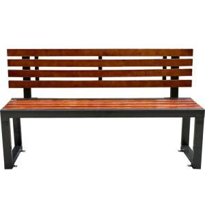 공원 의자 야외 벤치 철제 원목 평의자 나무색 야외용