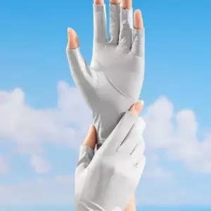 여름 반장갑 차단 자외선 스포츠반 골프 등산