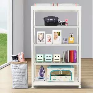 경량랙 1200x450x1800 5단 조립앵글 창고선반 베란다 앵글 진열대 메탈 선반 수납장 조립식