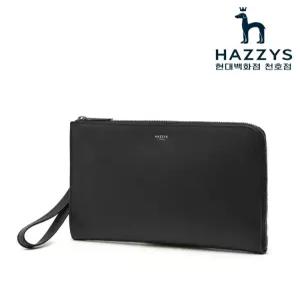 헤지스ACC HJHO3F625BK TD케빈 블랙 소가죽 지퍼형 클러치백21523594532254966