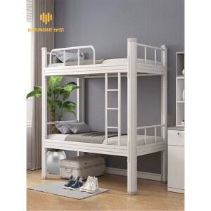 이층침대 프레임 기숙사 복층 2층 성인 폭90 높이180cm 화이트 길이200 게스트하우스