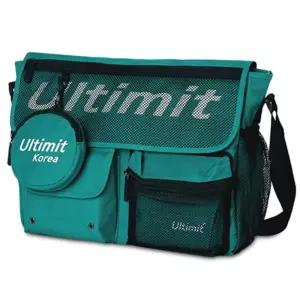 10대 인기 메신저백 쇼퍼백 찍찍이 덮개 그린 가방 미니크로스백