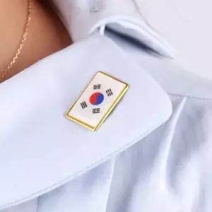 국기 뱃지 대한민국 태극깃발 태극기