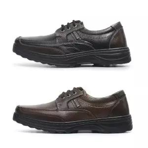 소가죽 세미 캐주얼 로퍼 레이스업 키높이 중년신발 남성보트화 요트화 남자보트슈즈