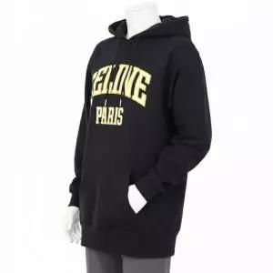 셀린느 오버사이즈 코튼 로고 후드 티셔츠 2Y70F670Q 38WL