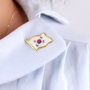 [콩심팥심]뱃지 태극기 휘날리며 대한민국 국기