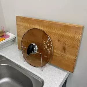 꽂이 거치대 2단 스텐 냄비뚜껑 도마