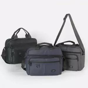 남성용 크로스 숄더백 캐주얼 토트 숄더 가방 데일리 멀티백