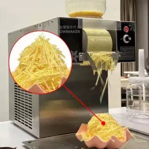 업소용 실타래 빙수 빙삭기 팥빙수 우유 기계 제빙기 얼음분쇄기 눈꽃빙수 빙수기계 빙수기