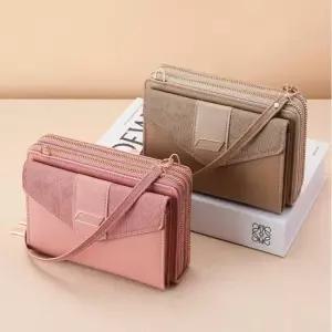 지퍼지갑 장지갑 2단 스트랩장지갑 고급스런 가방형 2단지퍼지갑 2단장지갑 체인장지갑