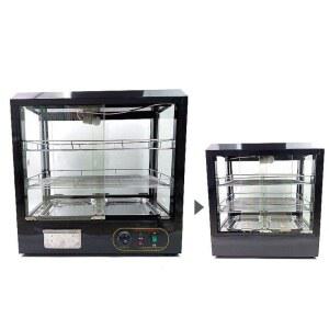 호두과자 진열대 소시지 핫도그 튀김 버거 호빵 보온고 제품 보온 보온기 항온 빨간색