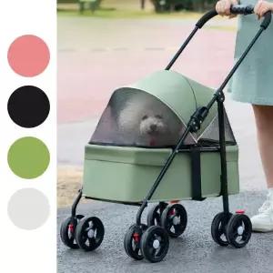 저상형 개 강아지 유모차 반려견 분리형 펫유모차 접이식 웨건