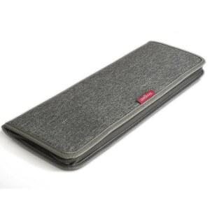 커프스 링크 컬러 그레이를 위한 수납 가방이 있는 여행용 리앤트래블 타이 케이스 정리함