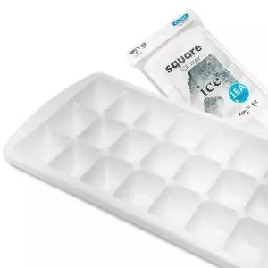 빙수 얼음깔때기 트레이 냉동용기 제빙틀 21칸