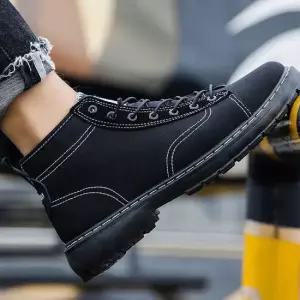 남자 스니커즈 워커 사막화 캐주얼한 디자인의 슈즈 남자워커 전투화 전술화 로퍼 사막화