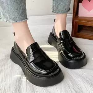 여자 통굽 로퍼 키높이 단화 학생 캐주얼 구두 데일리 여성로퍼 여자편한신발