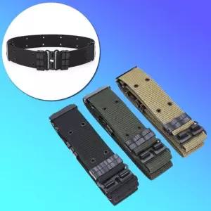 N4062 군인 부대 탄티 전술 S메탈 벨트 블랙 군부대 탄띠