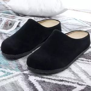 넓은 발볼 남녀 커플 슬리퍼 실내외 세무원단 키높이 발편한슬리퍼 회사슬리퍼