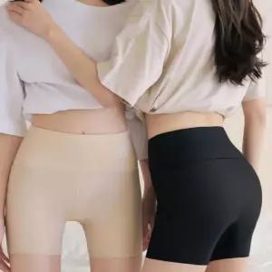 말림방지 물실크 고급 속바지 순면패치 속치마 순면패치 여성 보정