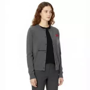 꼼데가르송 26SS 더블 하트 와펜 가디건 AX N057 051 3