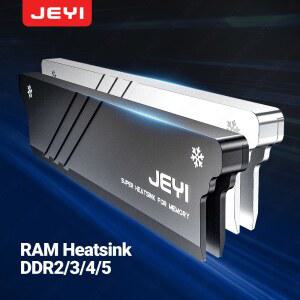 패드가있는 JEYI DIY 메모리 RAM 쿨러 DDR 방사선 PC 방출 데스크탑 DDR2 DDR3 DDR4 DDR5 방열판