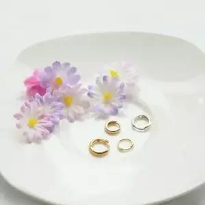 귀걸이 10k 미니멀 여자목도리 M 링 니트목도리 낱개 20대 30대 미니링 연골