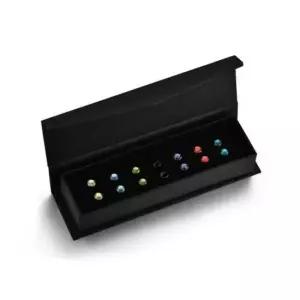 귀걸이 7색 데일리 실버링귀걸이 스터드 크리스탈 은 925실버귀걸이 실버링귀걸이