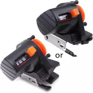 TERNCOEW 1pc 0-999M 휴대용 낚시 탐지기 라인 길이 깊이 게이지 카운터 태클 도구 클립 장착