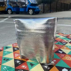 신선식품 배달용 은박 보냉 봉투 35x40 10p 택배 포장 비닐