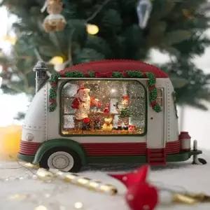 22152 크리스마스 캠핑카 워터볼 오르골