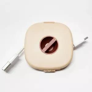 케이블타이 정리함 휴대용 줄감개 선정리 케이스 USB선 전선 감개 수납함