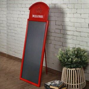 철제 칠판 입간판 빈티지 입구 매장 보드 식당 스탠드 블랙보드