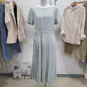 [하프클럽/오버톤]오버톤 DP01 셔링 핀턱 주름 쉬폰 원피스 OBOD516