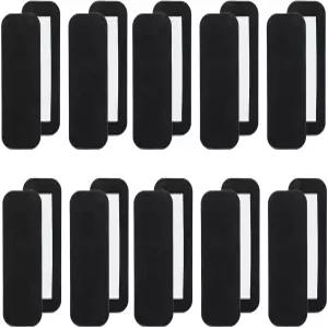 천장 선풍기용 퓨어버그 20피스 교체 탈취 필터 모든 블레이드 유형의 홈 침실 주방 사무실용 활성탄