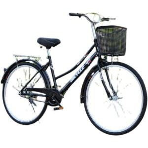 자전거 24인치 성인 출퇴근 마실 블랙 성인용 레트로 ALLMOVE 바구니자전거 악세서리