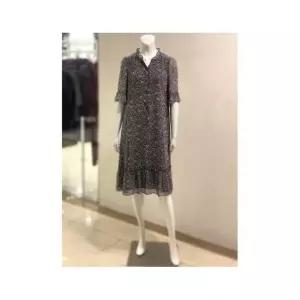 벨리시앙 플로럴 브이넥 프릴 원피스 OP2350 554887