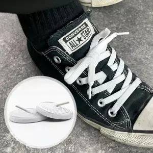 커스텀 고무줄 운동화 신발끈 화이트 100cm