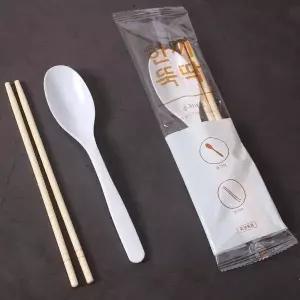 일회용수저세트 한끼뚝딱 OPP 수저+175젓가락 500세트