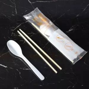 일회용수저세트 한끼뚝딱 OPP 수저+200젓가락 500세트