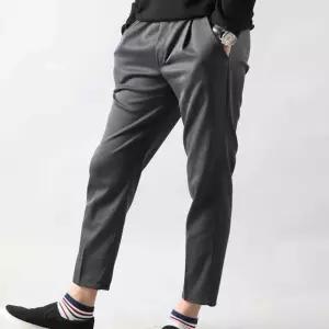 남자 밴딩 팬츠 9부 슬랙스 스판 데일리 패션 코디 qbO7+4ydI