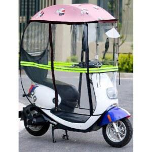 스쿠터 바람막이 가림막 오토바이 차양막 전동차 우비 캐노피 전동 햇빛