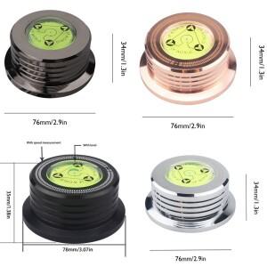 비닐 레코드 플레이어 악세사리 버블 레벨 내구성 도구와 휴대용 호환 범용 호환 LP 디스크  50HZ 턴테이블