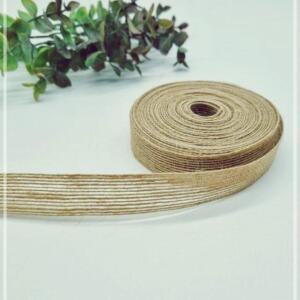 [2개구성] 포장 리본끈 황 재료 끈 2cm 마 FLWEE748A