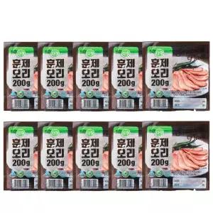 다향 훈제오리 200g x 10개