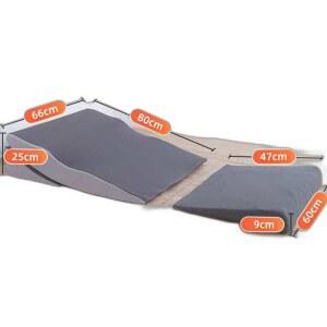 부쿠션 역류방지 베개 경사 내부 보급형 등받이 보호 매트리스 허리 커버X