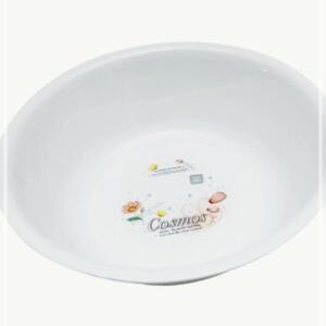 [2개구성] 화이트 -중 플라스틱 용품 세수 다용도 대야 세면 IPWD25875