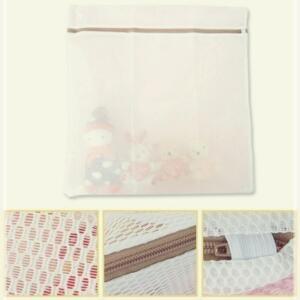 [2개구성] 원단보호 지퍼커버 고리라벨 거름망 사각세탁망-M약58x58cm 매쉬 손상방지 빨래그물망 FLWBAF397